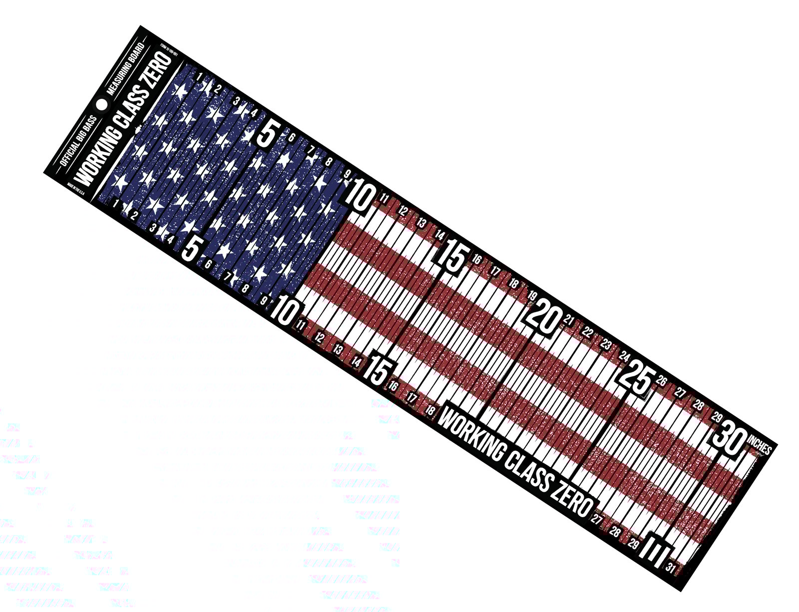 WORKING CLASS ZERO — TRAVEL READY BIG BASS BOARD ( AMERICA )